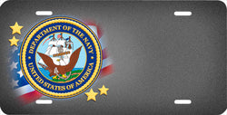 Navy Logo Auto Tag