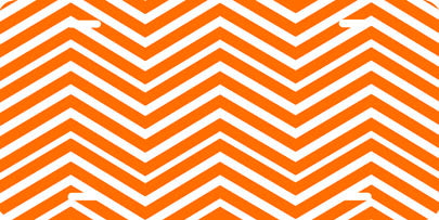 Chevron Pattern (orange/white) Auto Tag