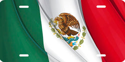 Mexican Flag Auto Tag