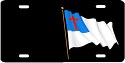 Christian Flag Auto Tag