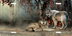 Two Wolves Auto Tag