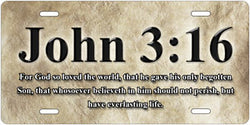 "John 3:16” Auto Tag